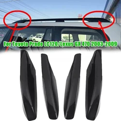 4pcs Car Roof Rack Rail End Cover Replace Shells for For Toyota Prado LC120/Lexus GX 470 2003-2009