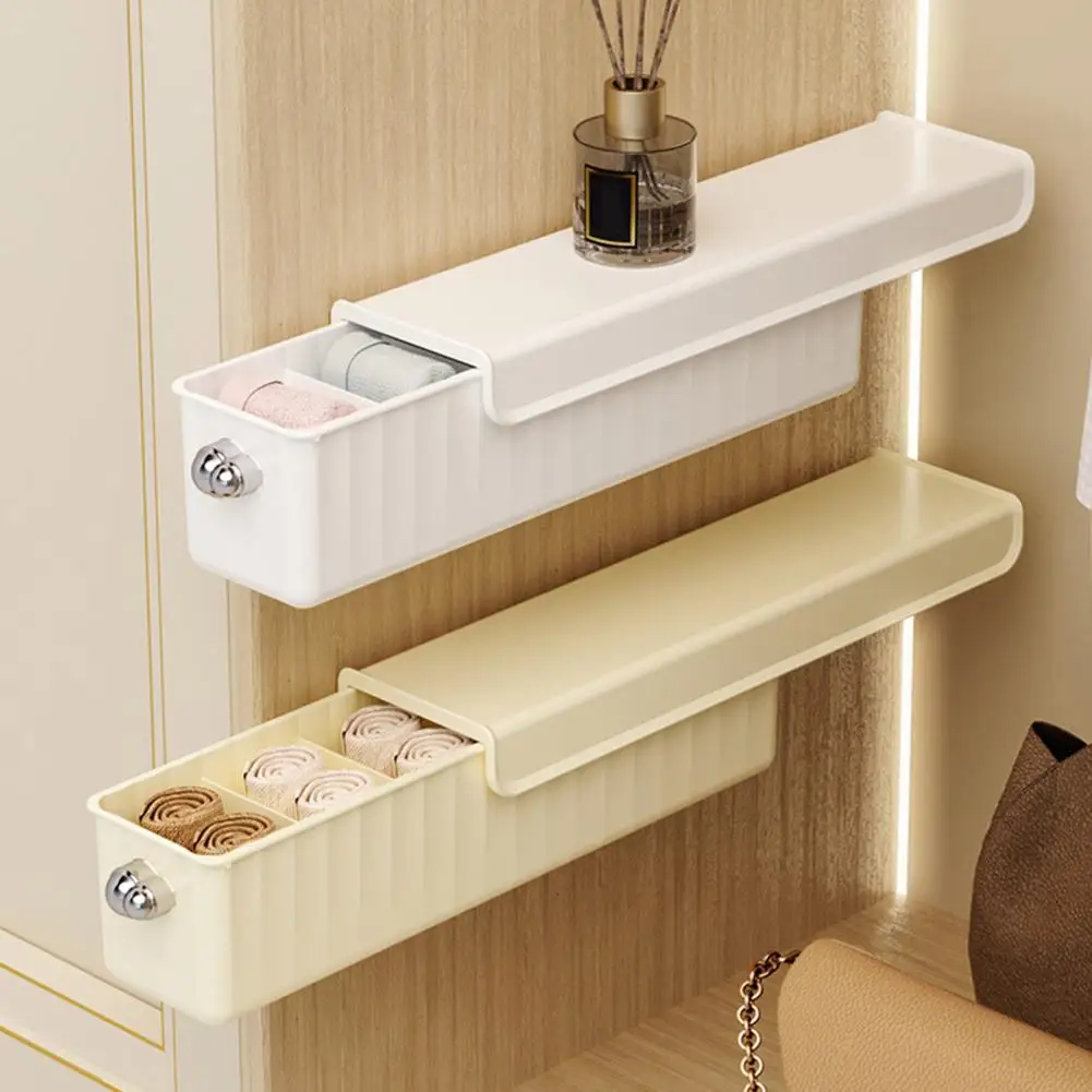 صندوق تخزين قابل للتعديل يربك صندوق تخزين جوارب داخلية مثبت على الحائط مع مقصورات متعددة مضادة للغبار للجوارب للخزانة