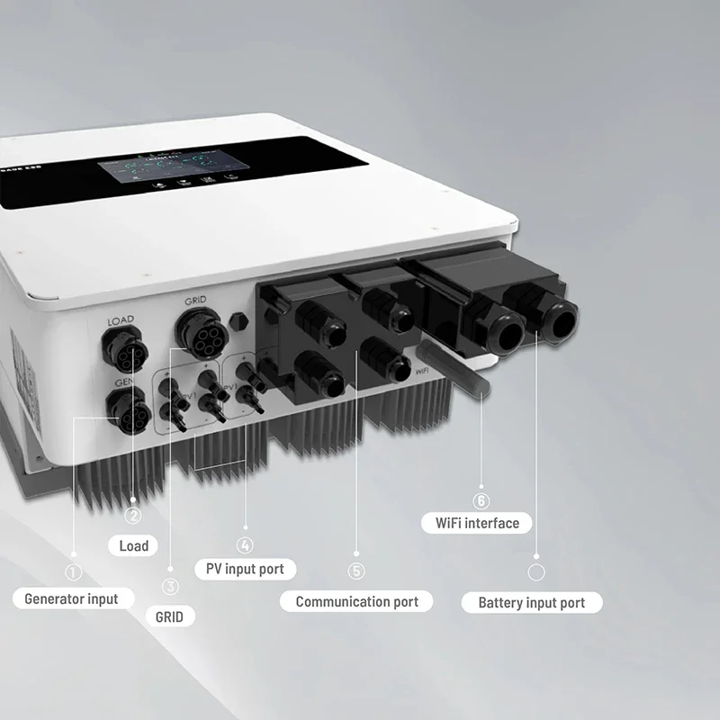 

48V Hybrid Solar Inverter 3Kw 5Kw 8Kw 10Kw Dual Output Off on Grid Invertor Pure Sine Wave Solar Inverters With MPPT Controller