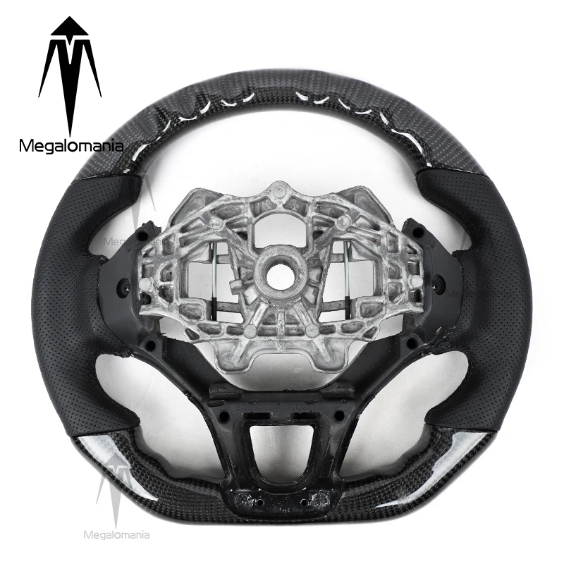 Carbon Fiber Steering Wheel Fit For Peugeot 4008 408 508 5008 301 307 3008 308 206 2008 208 260 LED Steering Wheel