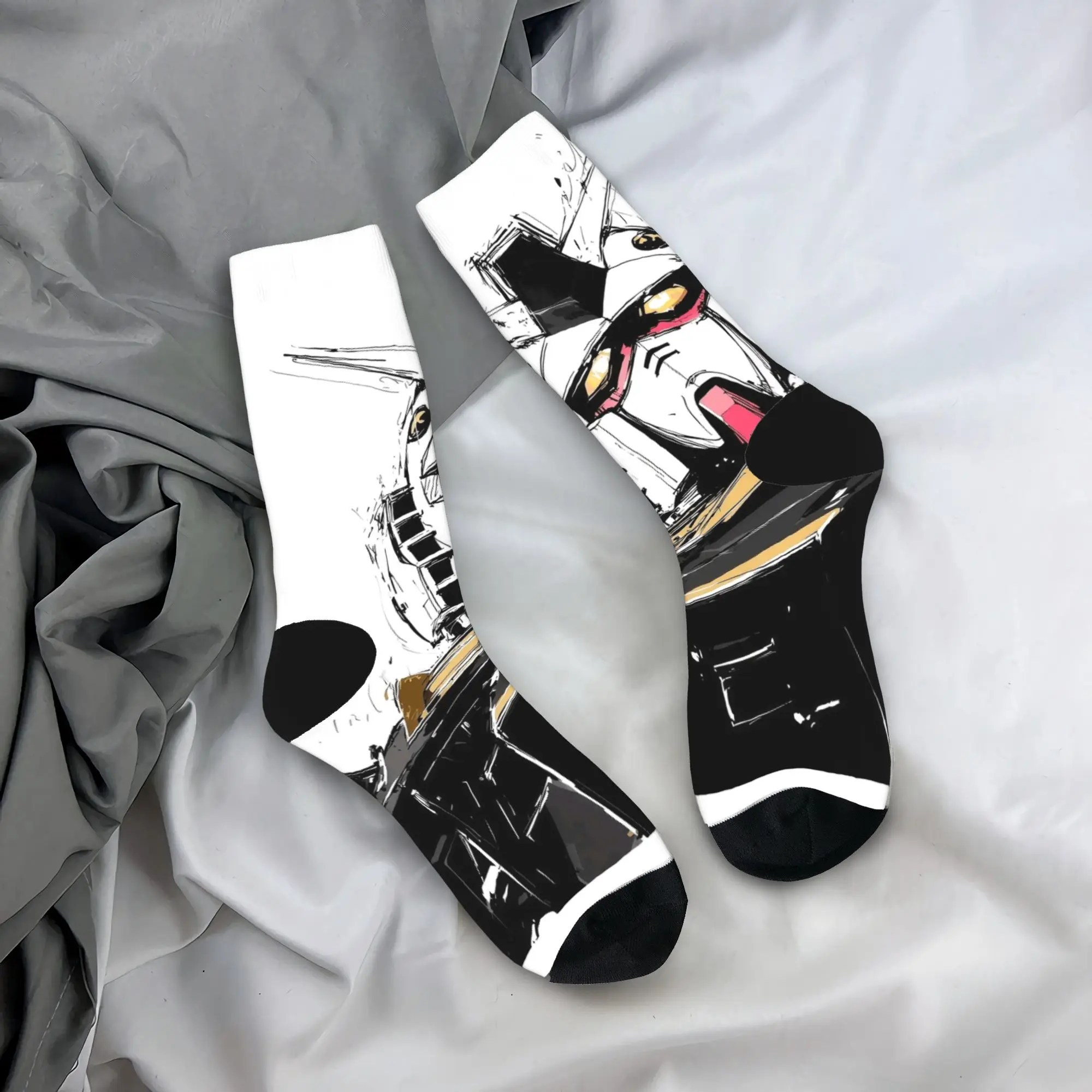 

Men Socks Anime cool g-g-GUNDAMs Stockings Autumn Harajuku Medium Soft Socks Design Cycling Non Slip Socks