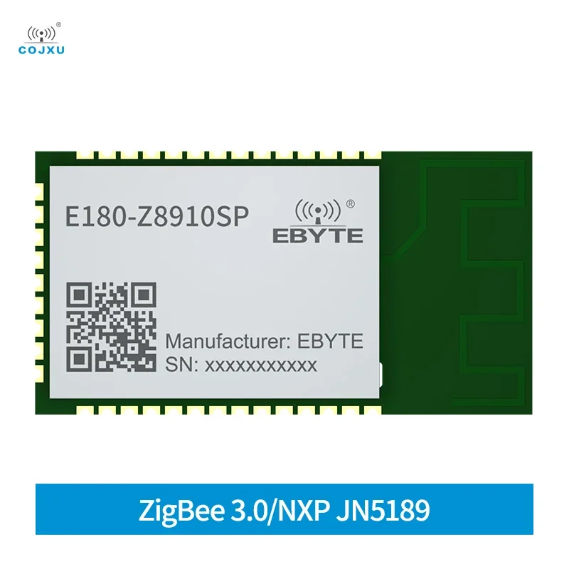 JN5189 2.4GHz 11dBm ZigBee3.0 SoC Wireless Module 500m Small Size Lower Power Consumption High Reliability E180-Z8910SP