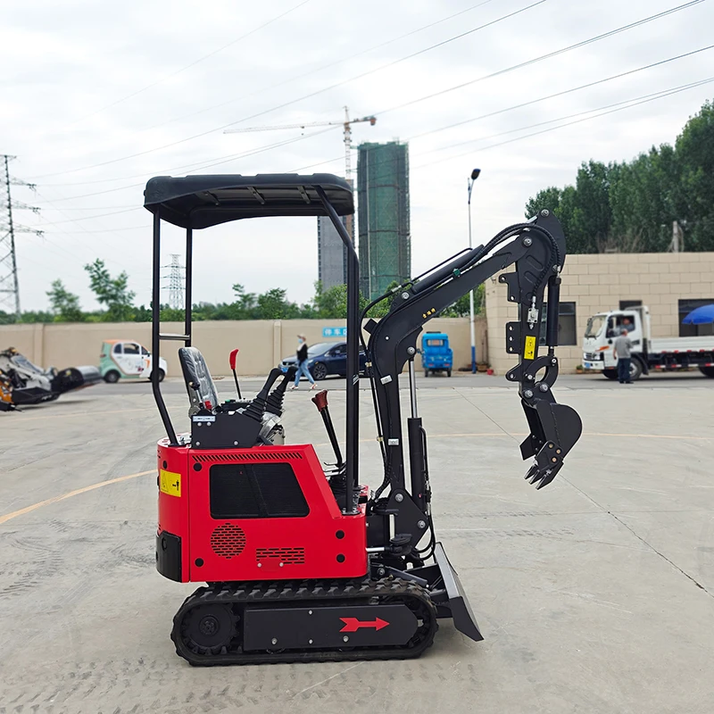 

Бесплатная настройка Новый 1-тонный мини-экскаватор с дизельным двигателем EPA Гусеничный экскаватор с насосом с основным двигателем PLC в продаже