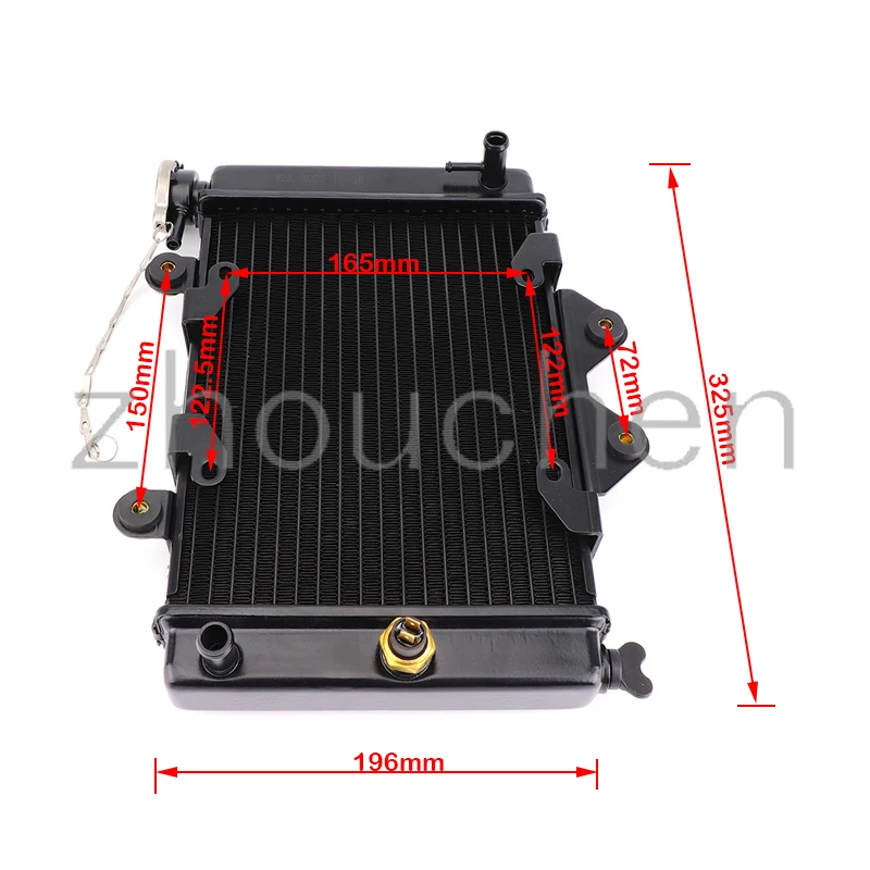 Water cooling engine cooler Radiator cooling 12v fan for motorcycle 200cc 250CC moto Quad 4x4 ATV UTV parts NEW