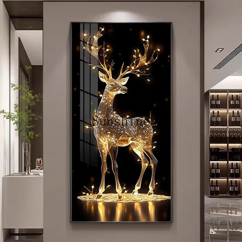Fulu entrance decorative painting corridor aisle high sense light luxury modern simple classic