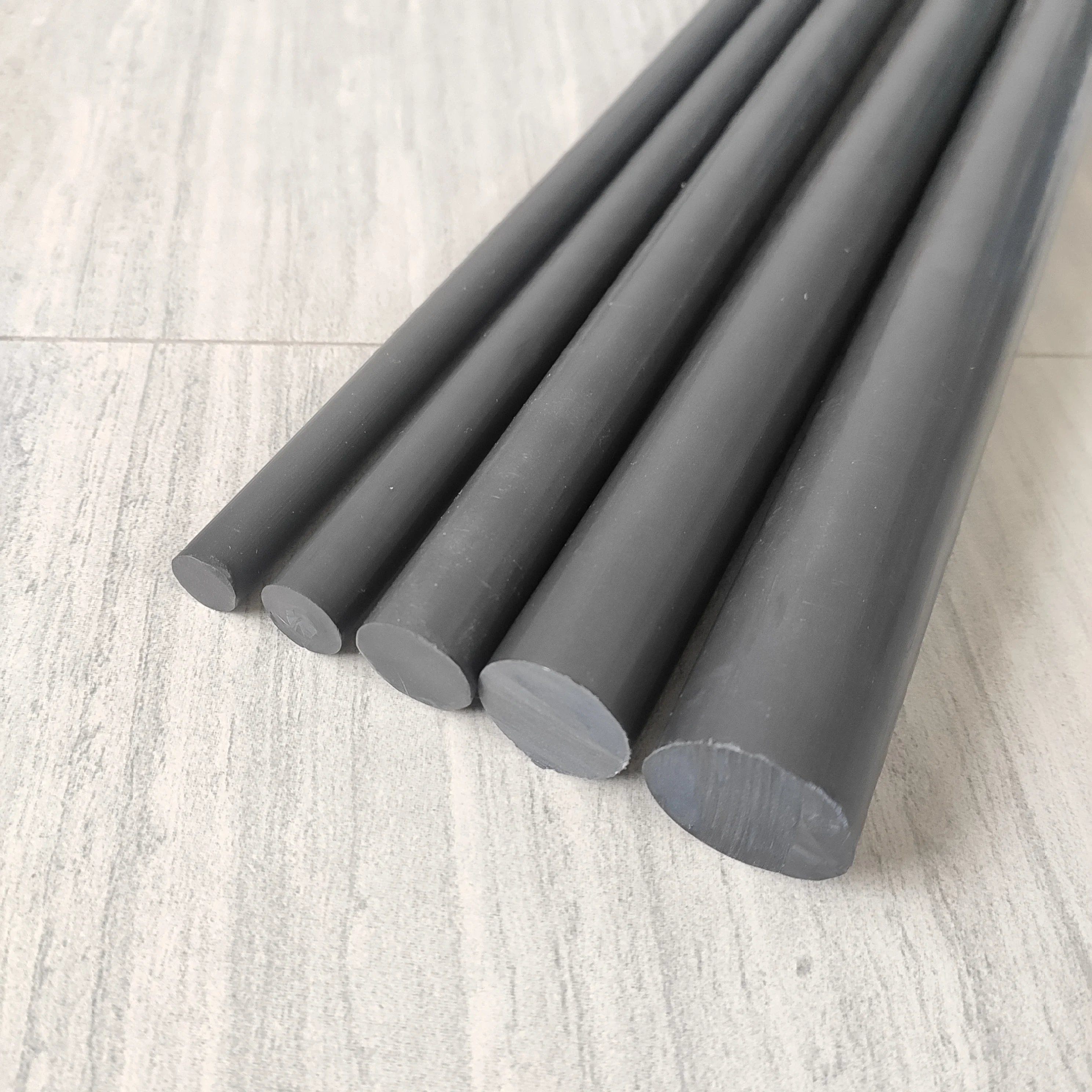 50cm/25cm Length Black graphite polytetrafluoroethylene bar environment-friendly non-toxic DIY PTFE plastic rod bar