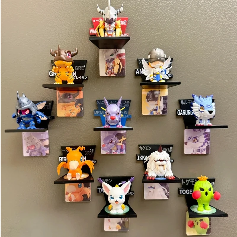 حقيقي البوب مارت ديجمون مغامرة مغناطيس الثلاجة سلسلة صندوق أعمى لطيف الشكل سطح المكتب هدية مزخرفة لمحبي أنيمي #2