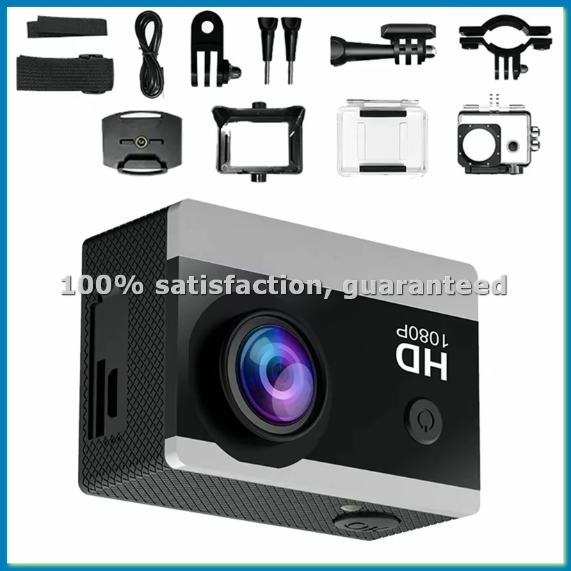 

Action Camera 1080P Screen Action Camera Underwater Waterproof Camera Video Recording Cameras-A33R