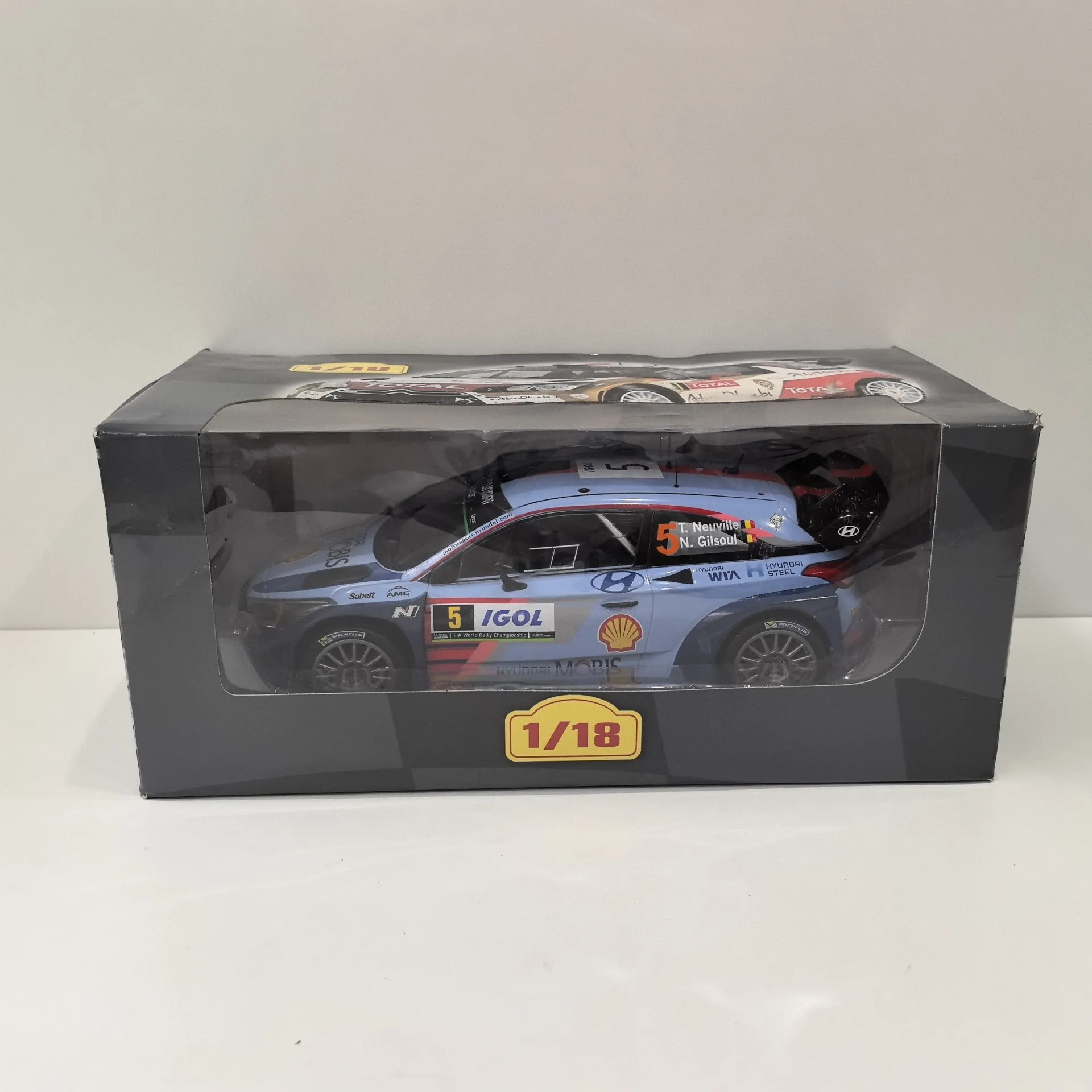 

Diecast IXO 1/18 Scale #5 HYUNDAI I20 WRC COUPE Modern Rally Cars Alloy Car Model Collectible Toy Gift Souvenir Display