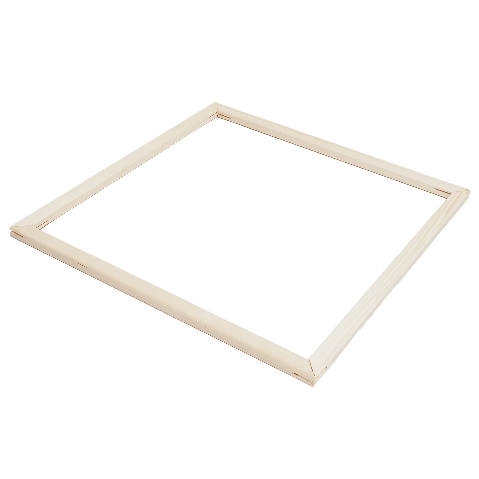 

Solid Wood Canvas 50X50Cm Unfinished Rustic Wood Frame For Oil Painting Diy Wall Art Display Wooden Picture Frame For Gallery