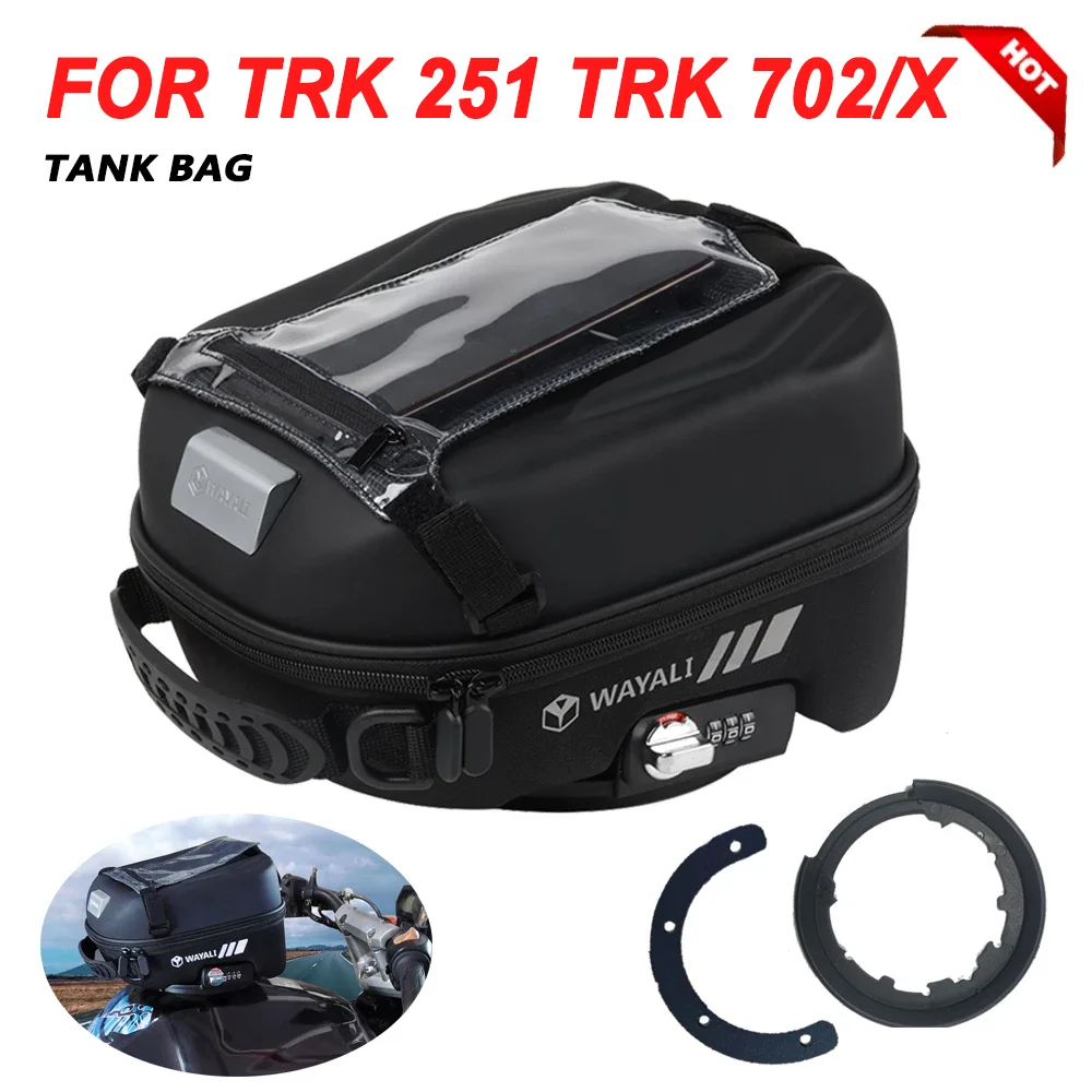 

Motorcycle Tank Bag for Benelli TRK251 2019 - 2023 2024 TRK702 TRK702X TRK 702X 251 Detachable Portable Storage Bag Backpack