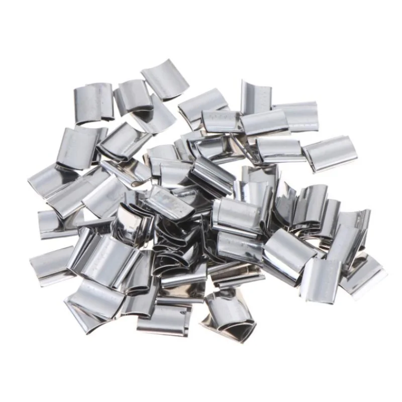 100Pcs Metal Impellers Clip 0.1g-1.5g Stainless Steel Barbed Balancing Clip Blower Fan Balance Weights