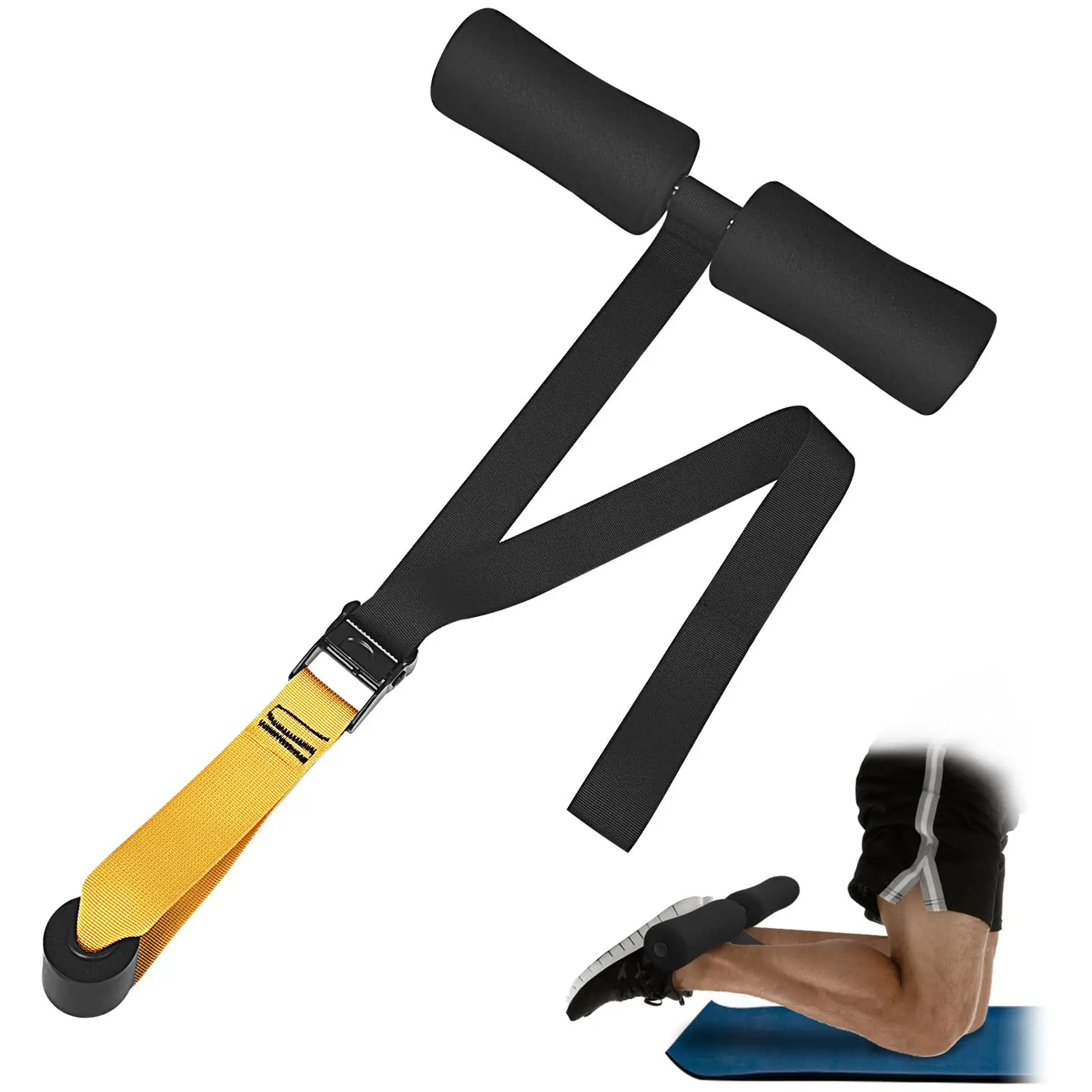 Correa nórdica para rizos de isquiotibiales, adecuada para entrenamiento de piernas, abdominales y espalda, portátiles, accesorios deportivos para Fitness