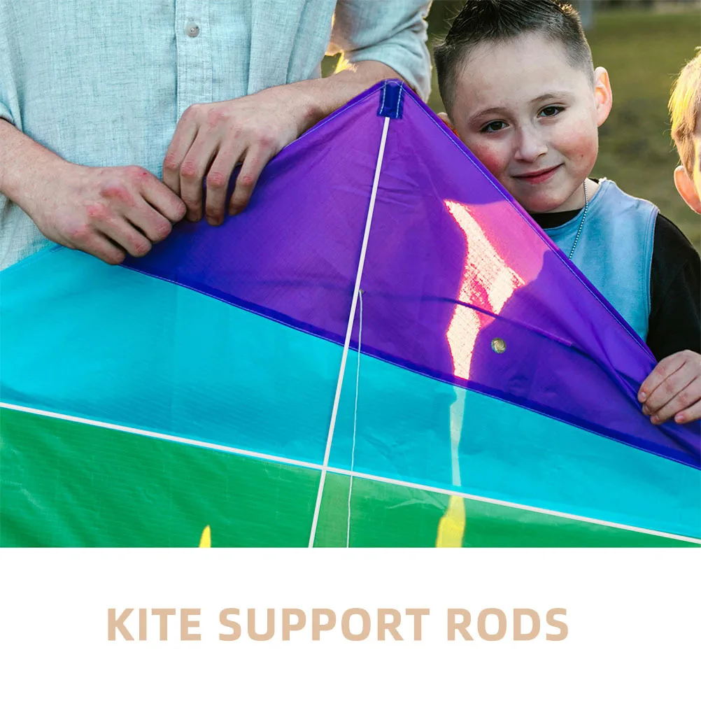 4 pezzi di supporto per tubi tondi in plastica durevole per riparazione di assemblaggio di aquiloni fai da te, creazione di progetti di costruzione di ombra per tende, set di aste per aquiloni artigianali