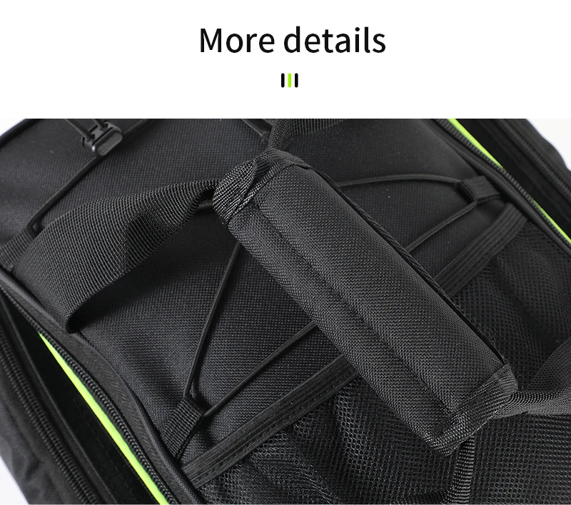 WEST BIKING 3-in-1 wasserdichte Fahrrad-Kofferraumtasche, MTB, Rennradtasche, großes Fassungsvermögen, Reisegepäckträger, Sattelsitz, Packtaschen – Detail 11