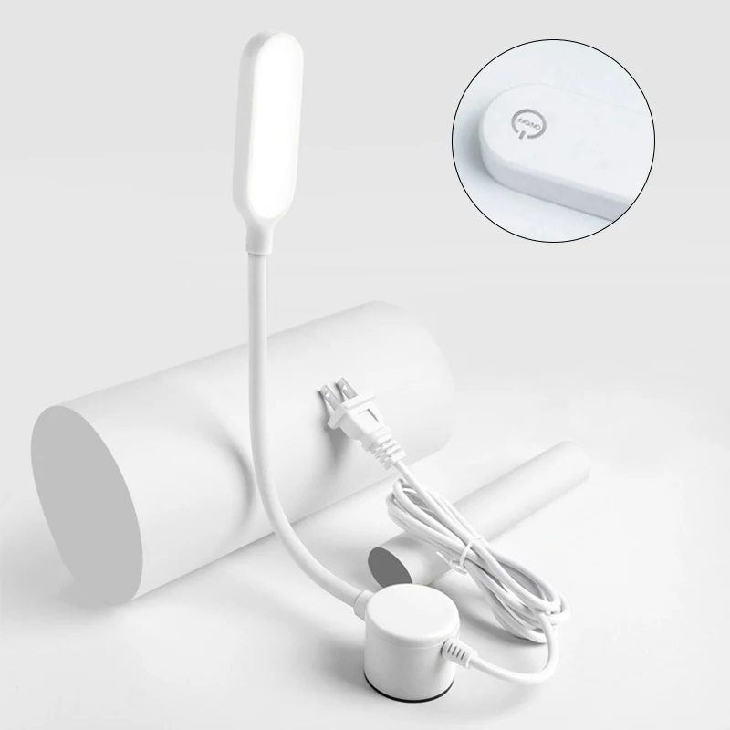 

360° Flexible LED Sewing Machine Lighting Lamp Industrial Touch Dimming EU US Adjustable For Base 10/30Leds Adsorbed Work Lamps