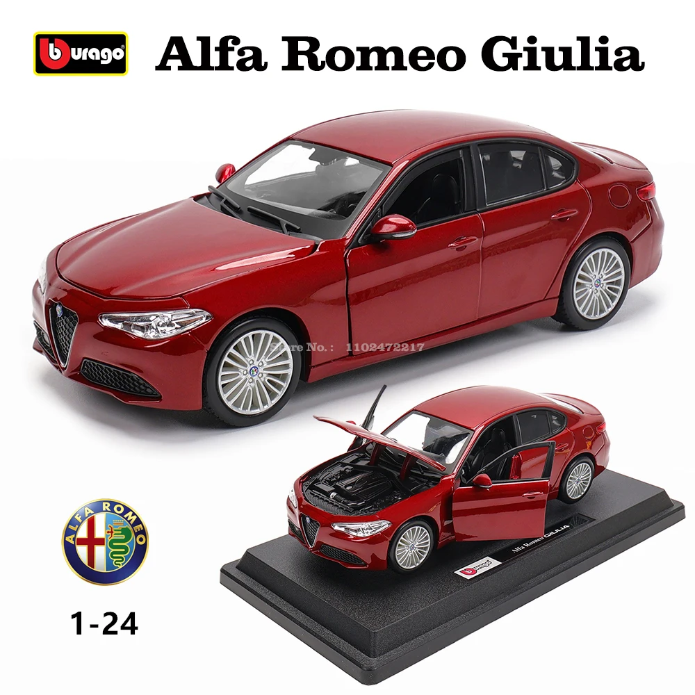 Bburago 1:24 Alfa Romeo Stelvio alloy racing car Alloy Luxury Vehicle Diecast Cars Model Toy Collection Gift