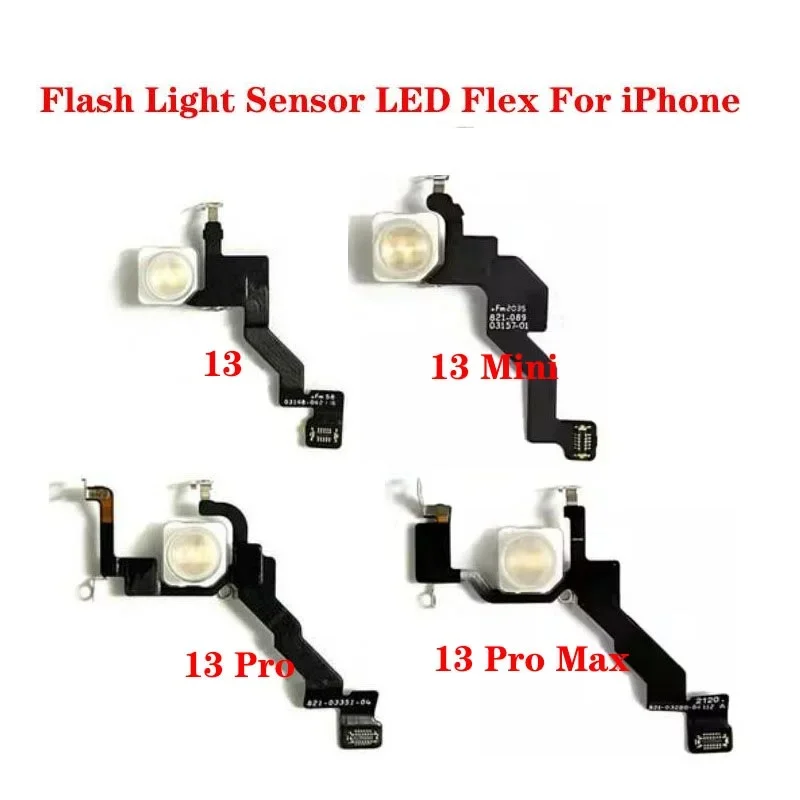 LED flash light FPC sensor flex cable repair parts for iPhone 13 13mini 13pro 13Promax