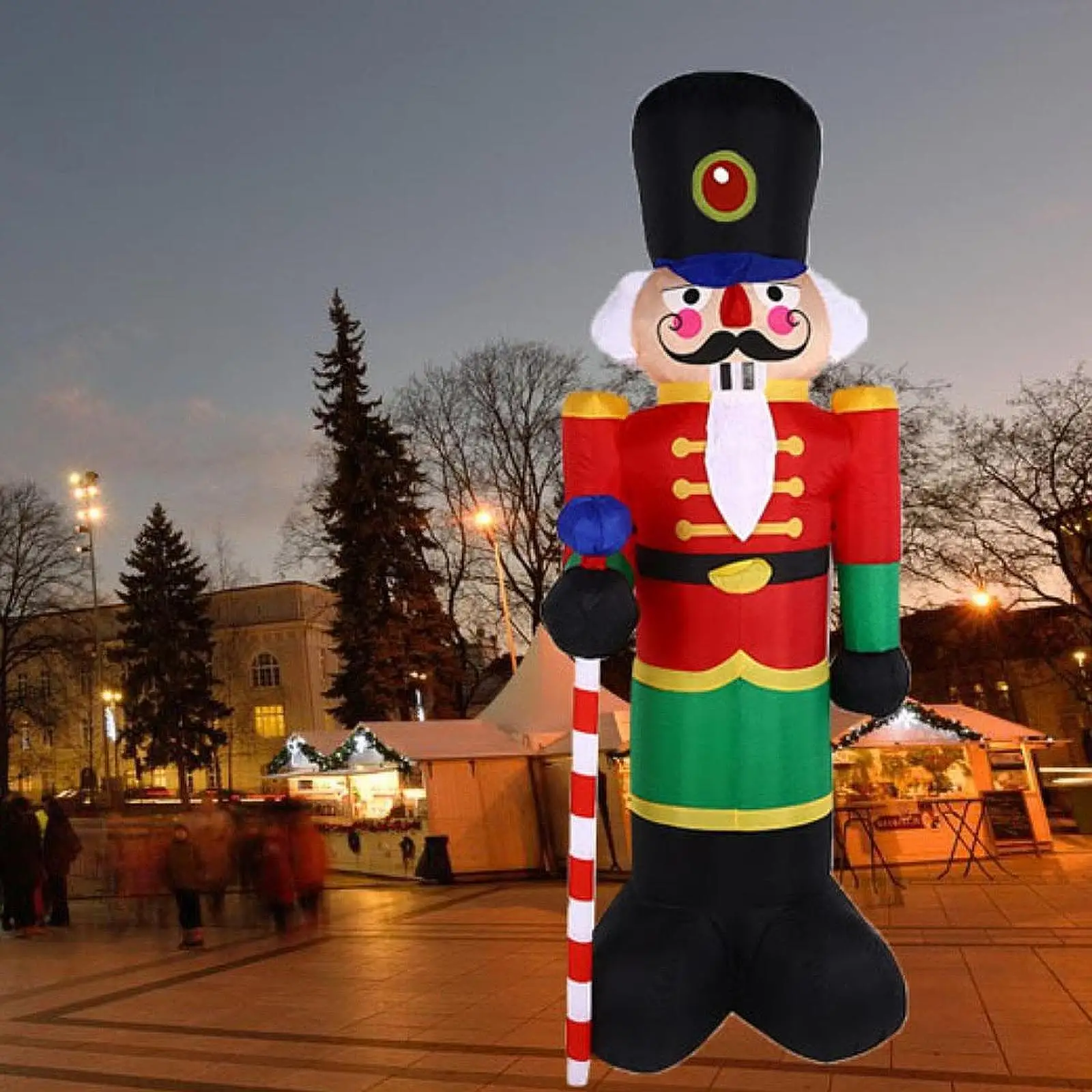 

Christmas Inflatable Nutcracker Fence Lawn Courtyard Party Inflatable Toy