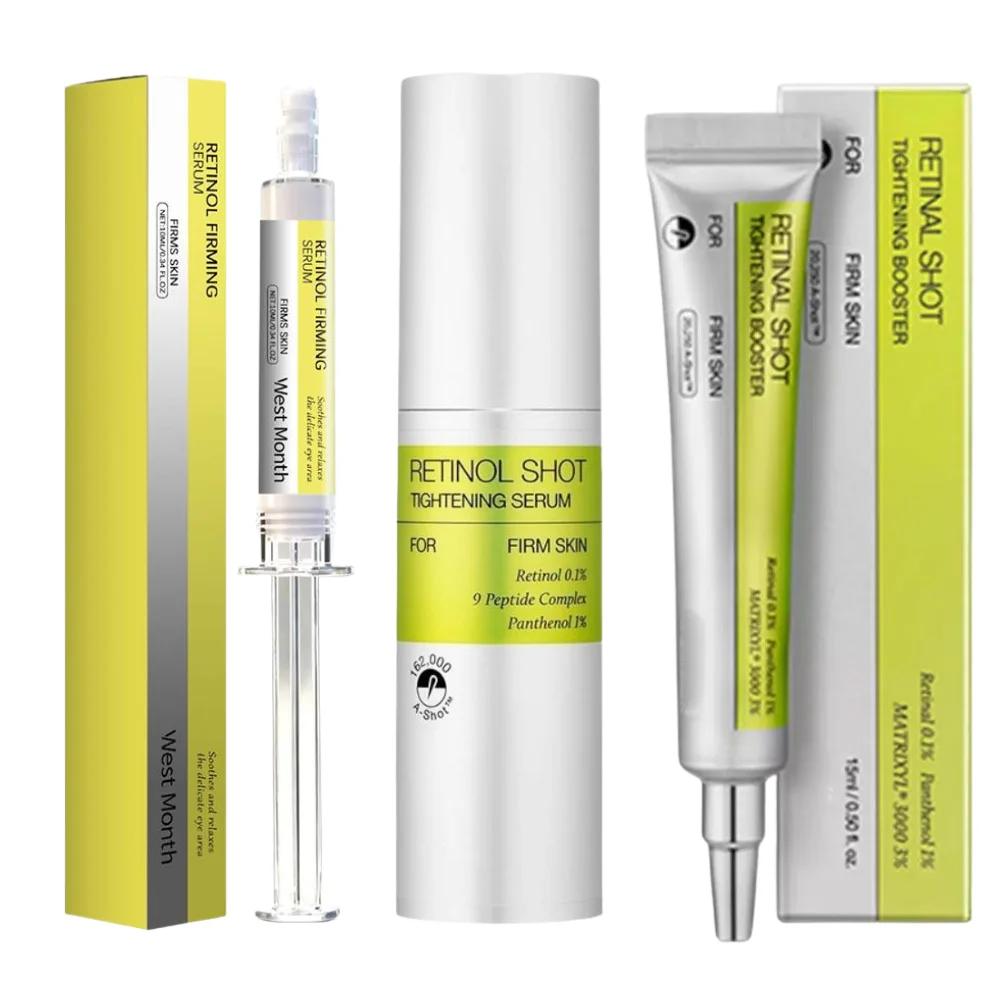 Крем для глаз с ретинолом и витамином С, увлажняющая отшелушивающая сыворотка для глаз, против старения, осветление темных кругов, морщин, укрепляющий уход за кожей