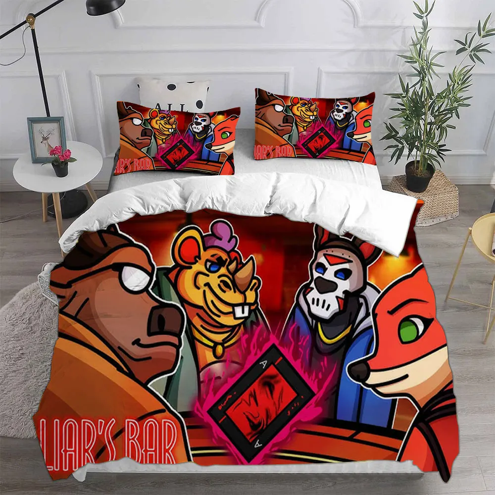 Liar's Bar Bedding Sets Quilt Bed Cover Comforter Duvet Cover Pillow Case 2-3 Pieces Sets Kids Adult Bedroom Decor