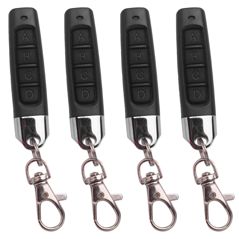 

4X 433Mhz Remote Control Garage Gate Door Opener Remote Control Duplicator Clone Cloning Code Car Key B