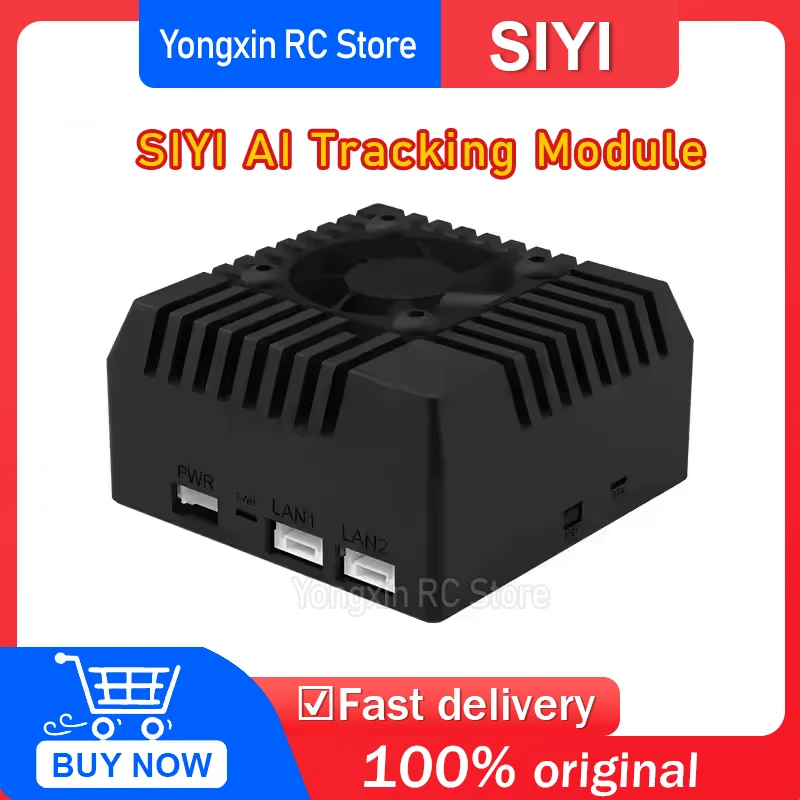 

Модуль слежения SIYI AI Tracking Module II для камеры-стабилизатора с функцией автоматического отслеживания и распознавания, поддержка контроллера полета SIYI N7 для FPV-дронов, VTOL и БПЛА