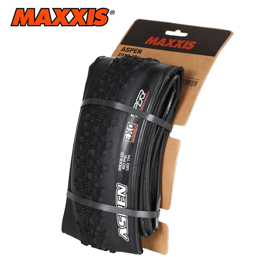 MAXXIS ASPEN Fahrradreifen, zusammenklappbar, pannensicher, schlauchlos, Fahrradreifen 29 x 2,1 29 x 2,25/2,4 Mountain Original XC Offroad-Fahrradreifen – Detail 6