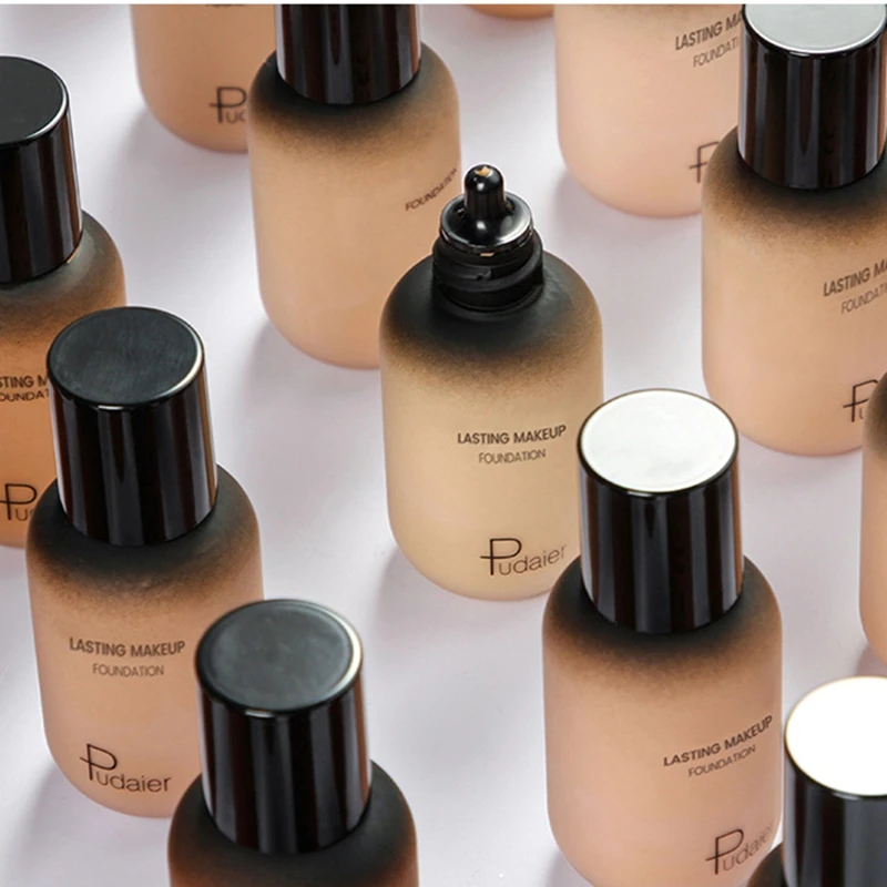 40ml Professional Concealing Makeup Matte Tonal Base Liquid Cosmetics Foundation Cream For Face Full Coverage Make Up