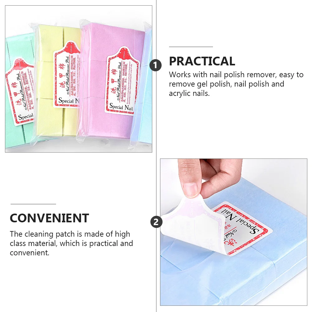 4 قطعة بقع التنظيف غير المنسوجة المتاح مزيل طلاء الأظافر منصات ل هلام الاكريليك الأظافر مانيكير مسح التصحيح مسمار أداة إزالة الصواميل #6