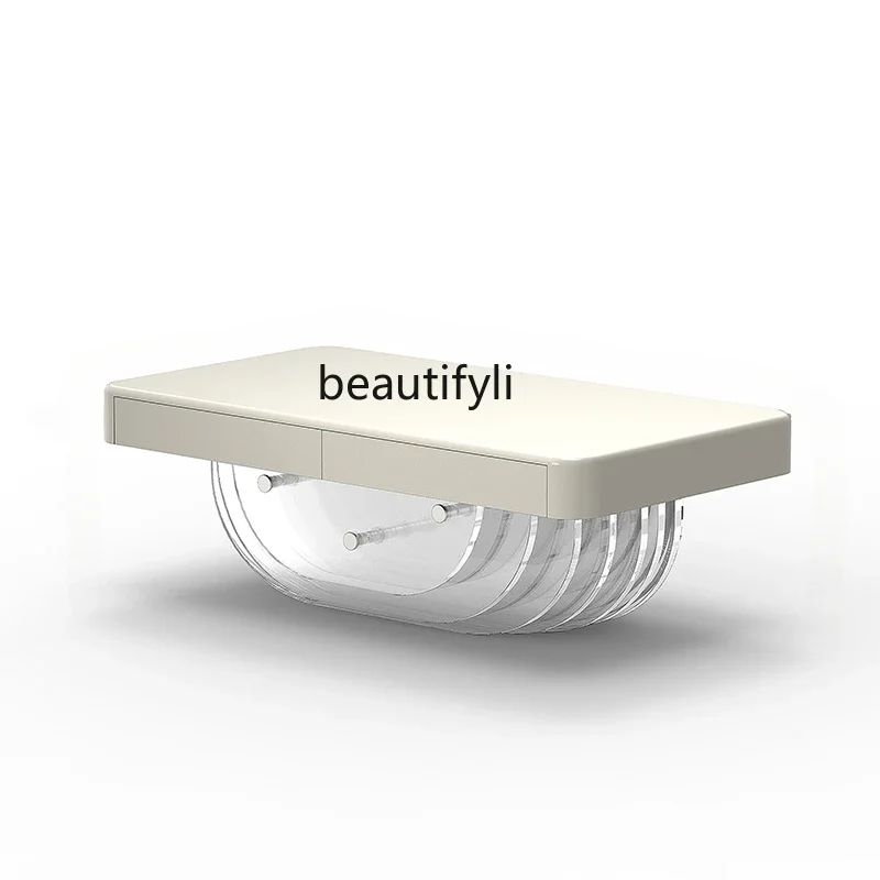 

New style Coffee Table Living Room Nordic Tea Table High-End Modern Minimalist Acrylic Hanging Tea Table ss 7304