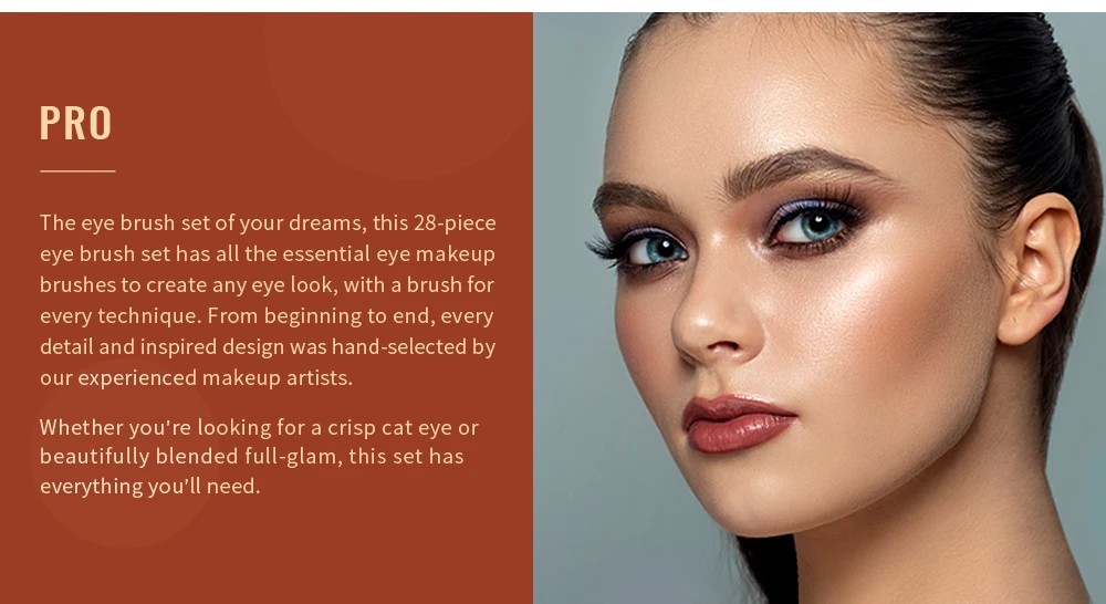 Jessup Eye Makeup Brushes Set,Professional Makeup Brush,Synthetic Eye Blending Brush Eyeshadow Brush Eyebrow Crease Shader T341