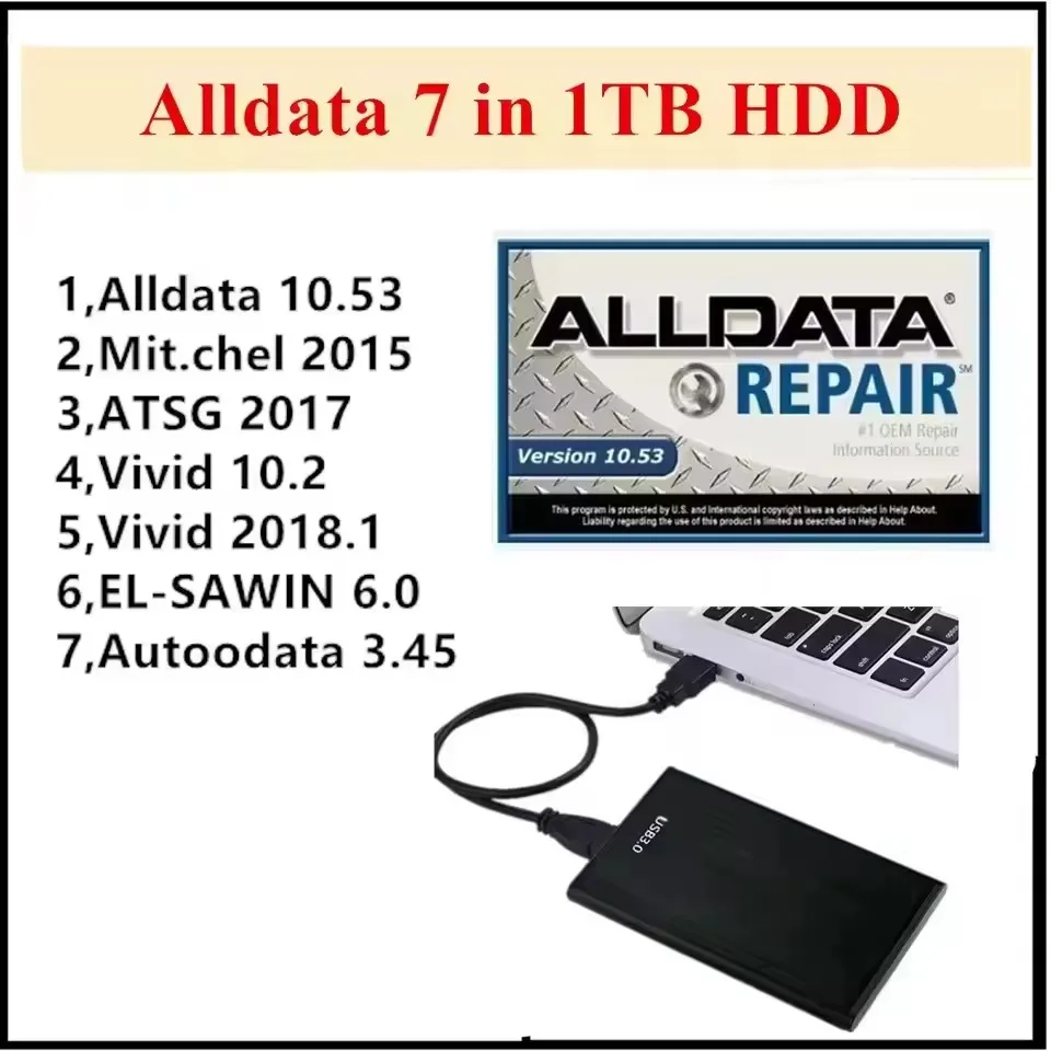 

2025 Alldata 10.53 +Dados automáticos 3.45 + Mi.chell 2015 + ATSG +Vivid Workshop + ElsaWin ET.A 8.3 Software de reparación de