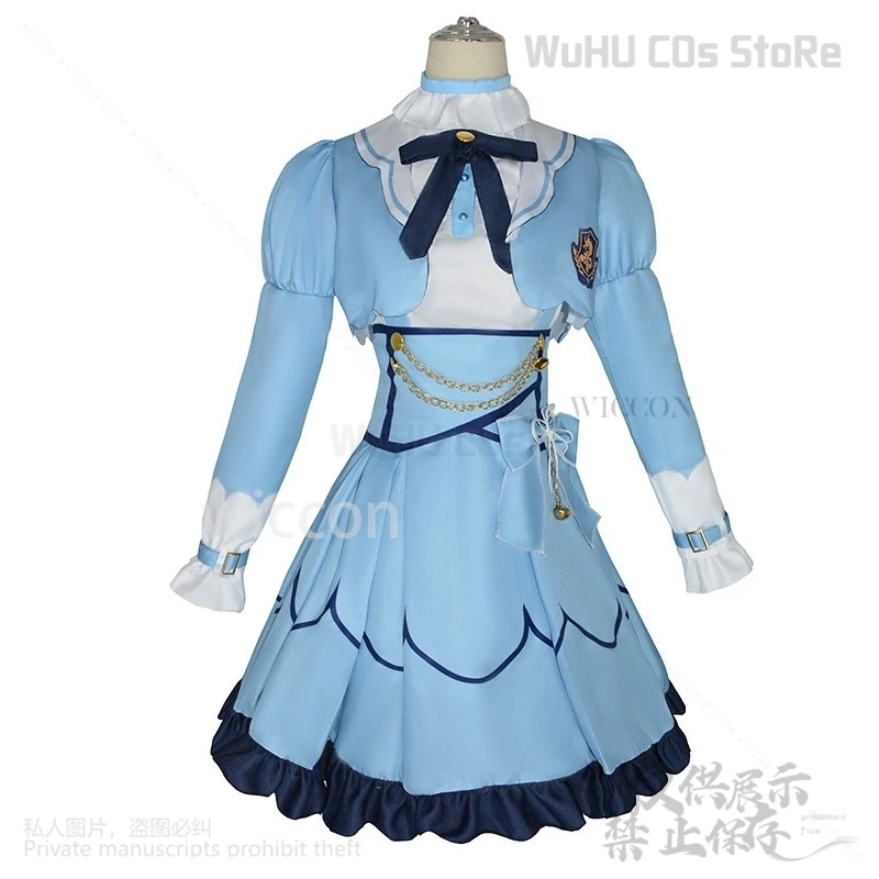 Anime YouTuber VTuber NIJISANJI Vliver Cosplay Amamiya Kokoro Costume Lolita Dress Wig Sexy Lovely Suit For Girls Customized