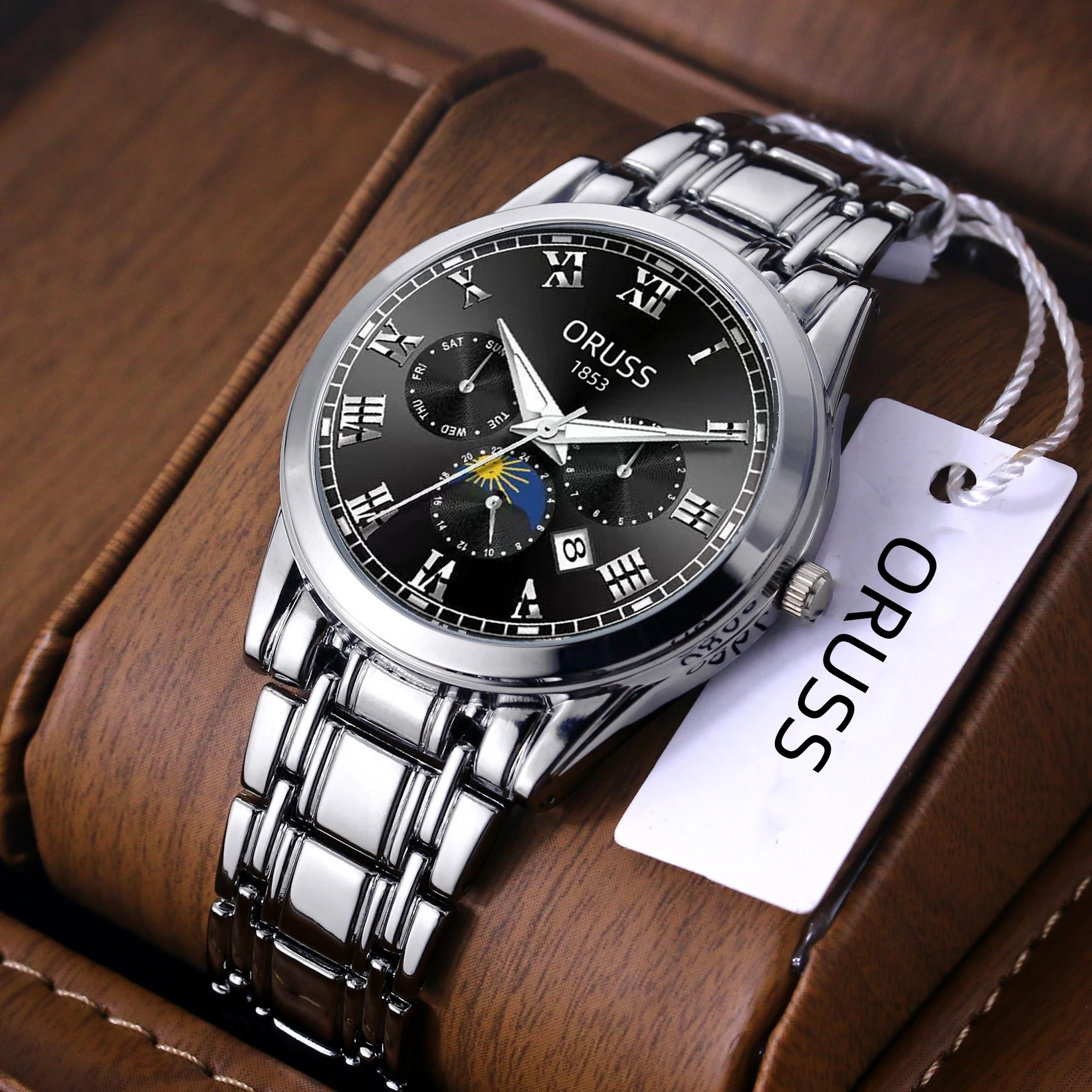 Reloj para hombre para estudiantes, duradero, de negocios, de alta calidad, con personalidad, a la moda, con correa de acero de alta calidad