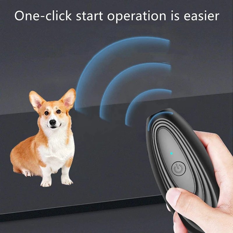 New Ultrasonic Dog Barking Deterrent Pet Training Control Anti Stop Device Against Repeller Scare Trainer