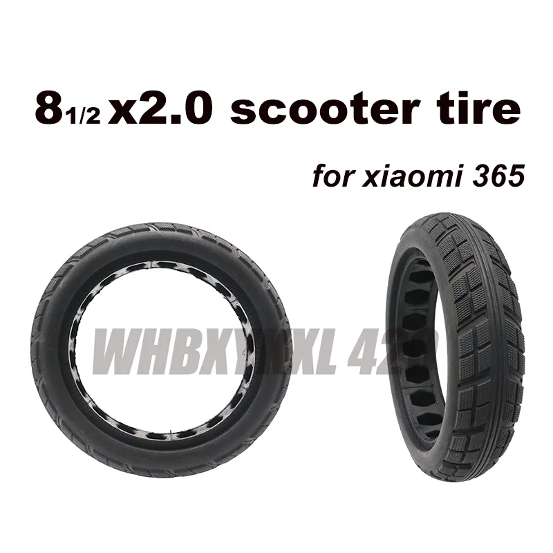 High Quality 8 1 / 2x2 Tire for XIAOMI MIJIA 365 Electric Scooter 8.5x2 Tubuless tire Wheel Accessories