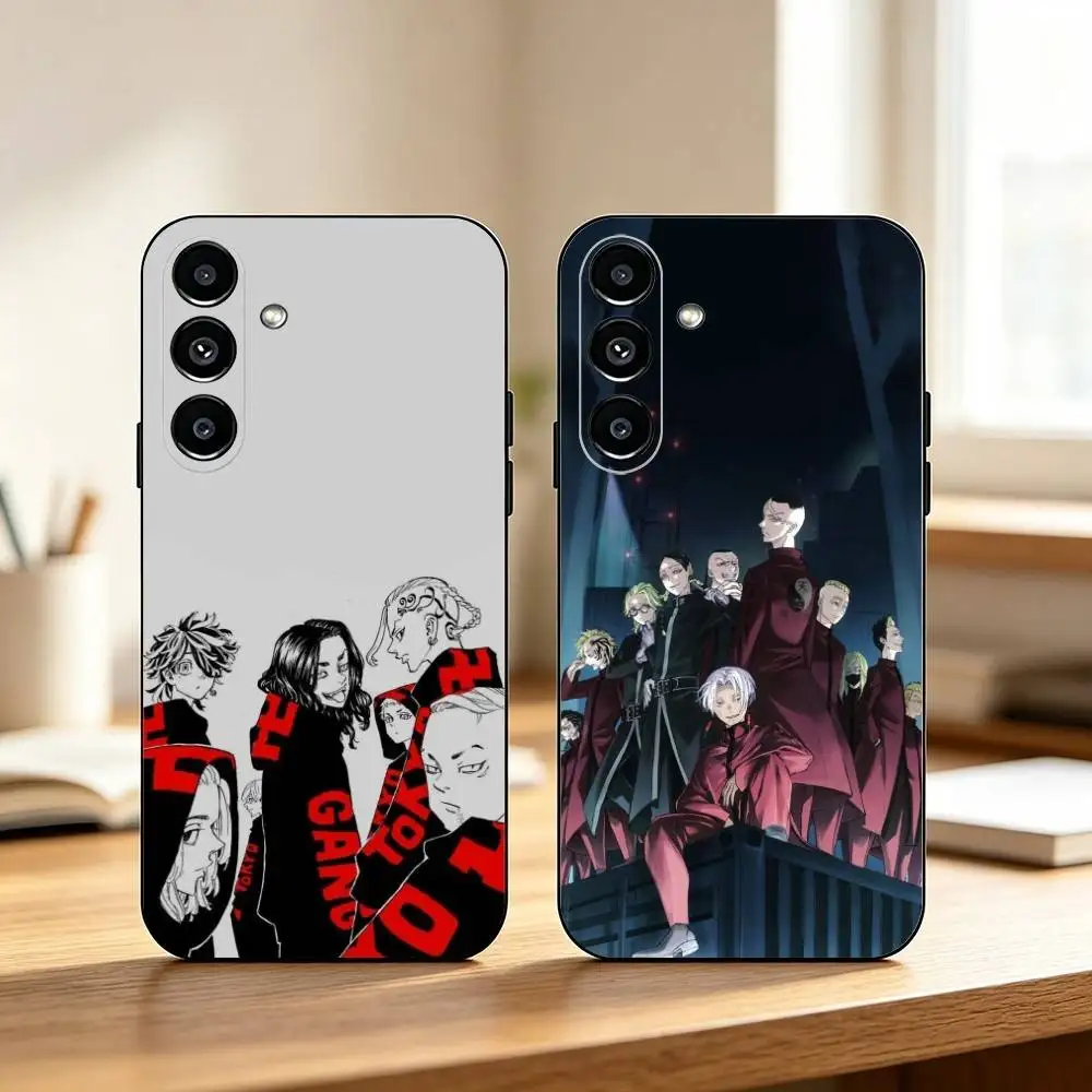 Tokyo Revengers-S  Phone Case Black Silicone Soft For Samsung Galaxy A73,A72,A71,A70,A53,A52,A51 Gift