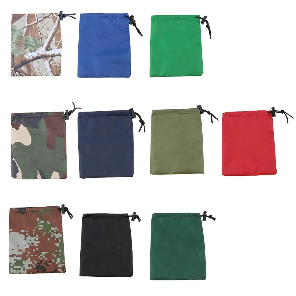 Waterproof Drawstring Bag, Folding Sport Storage Use Camping Stuff Sack Accessories Organizer