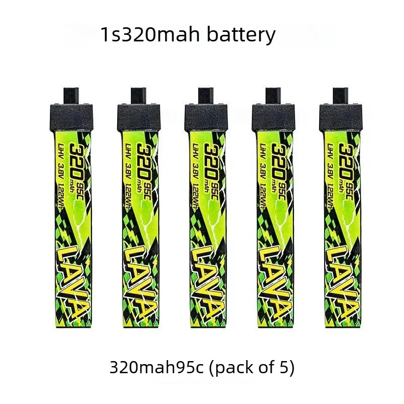 1S 3.8V 95C 320mAh Lipo Battery BT2.0 Connector With Charger For Air65 Meteor65 Pro Cetus FPV Drone Spare Parts