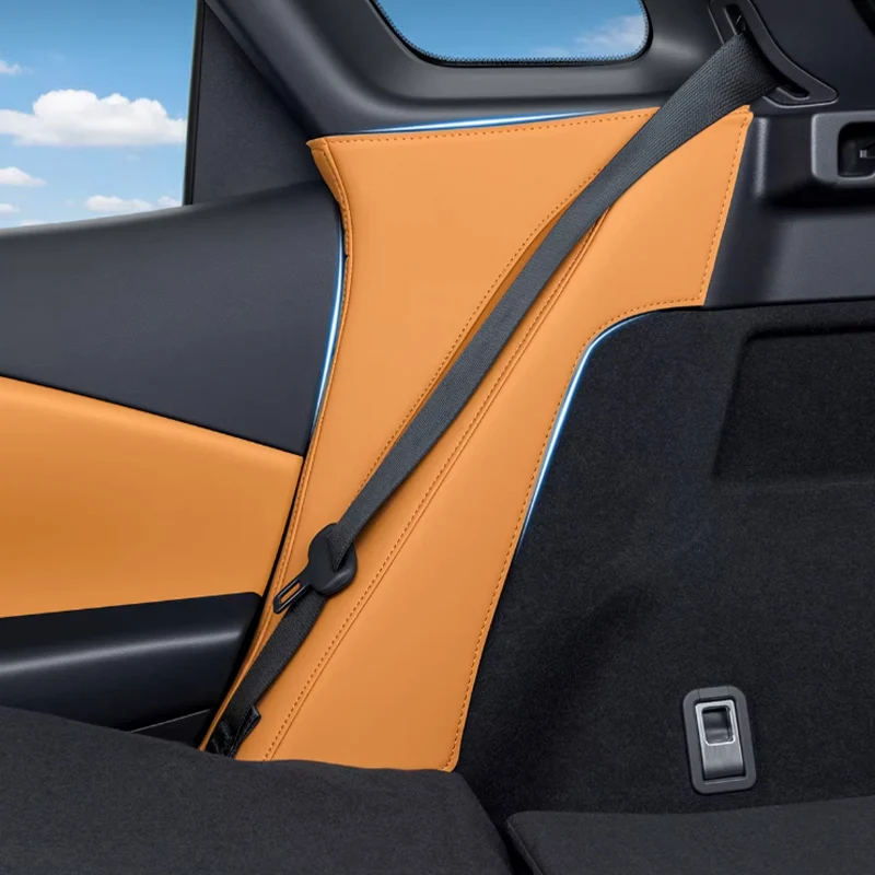 

For Lexus RX 300 350 350h 450h 500h 2022-2025 rear door C-pillar anti kick pad car interior decoration protective sticker