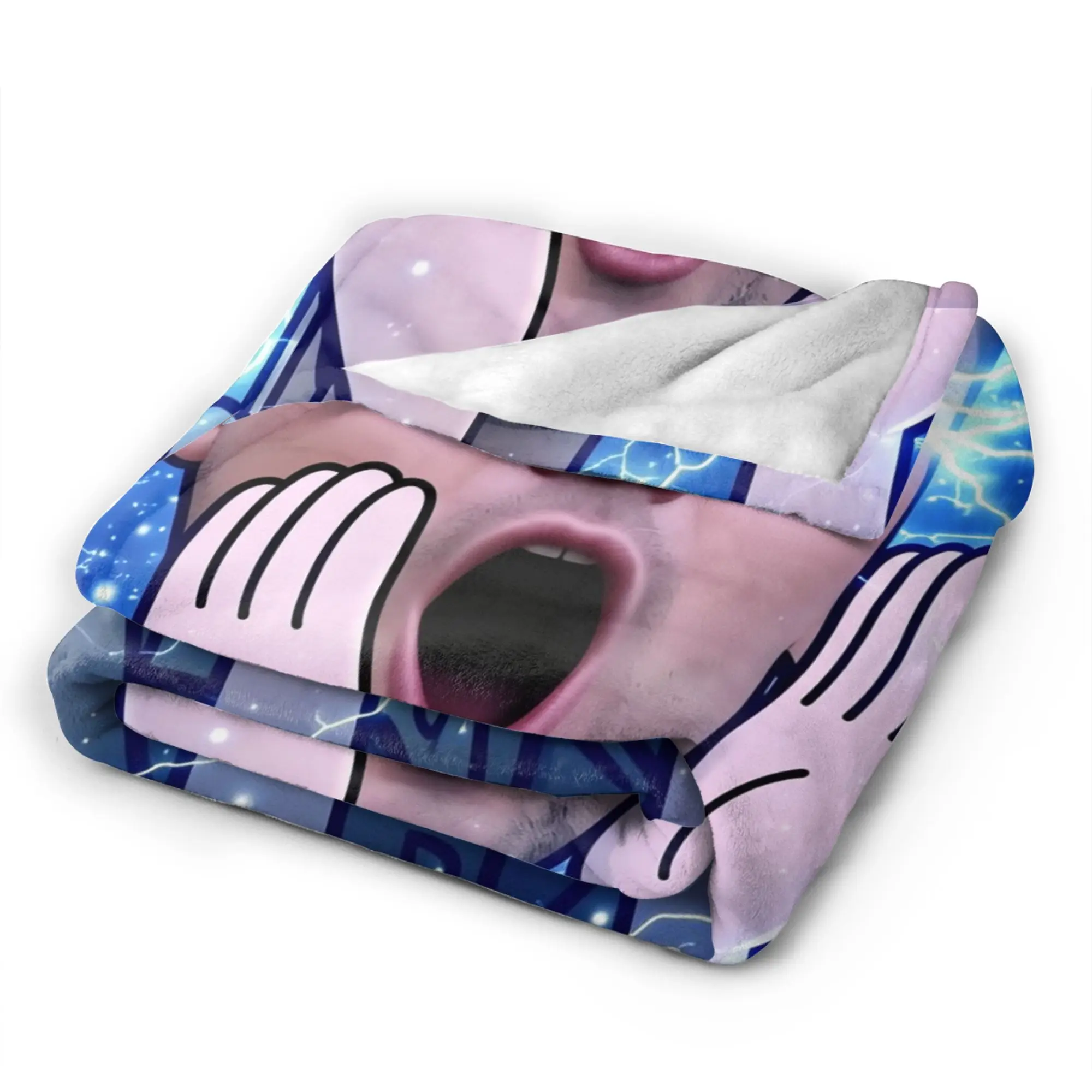 Funny Charlie Kirk Flannel Blanket Winter  Super Soft Bedding Throws for Children Home Decor Novelty Bedspread Sofa Bed Cover