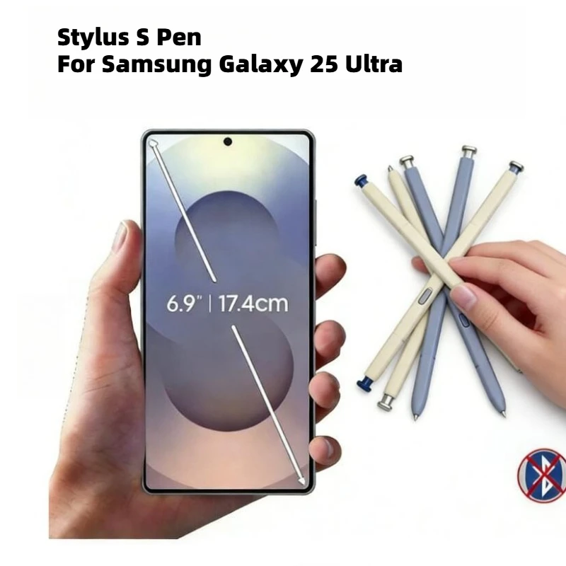 New Stylus For Samsung Galaxy S25 Ultra S9380S Smooth Writing Touch Pen/Electromagnetic Stylus/Touch Stylus(without Bluetooth)
