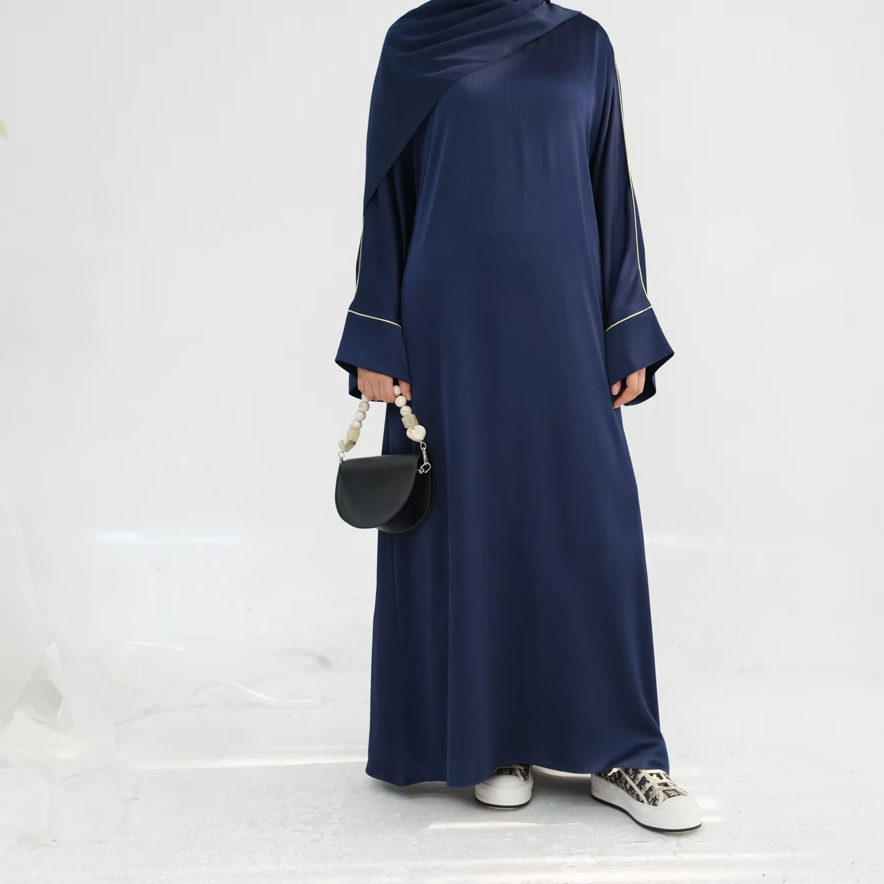 

Middle East Jalabiya Eid Mubarak Djellaba Abayas Dubai Turkey Kaftan Women Muslim Maxi Dress Caftan Marocain Femme Robe Vestidos