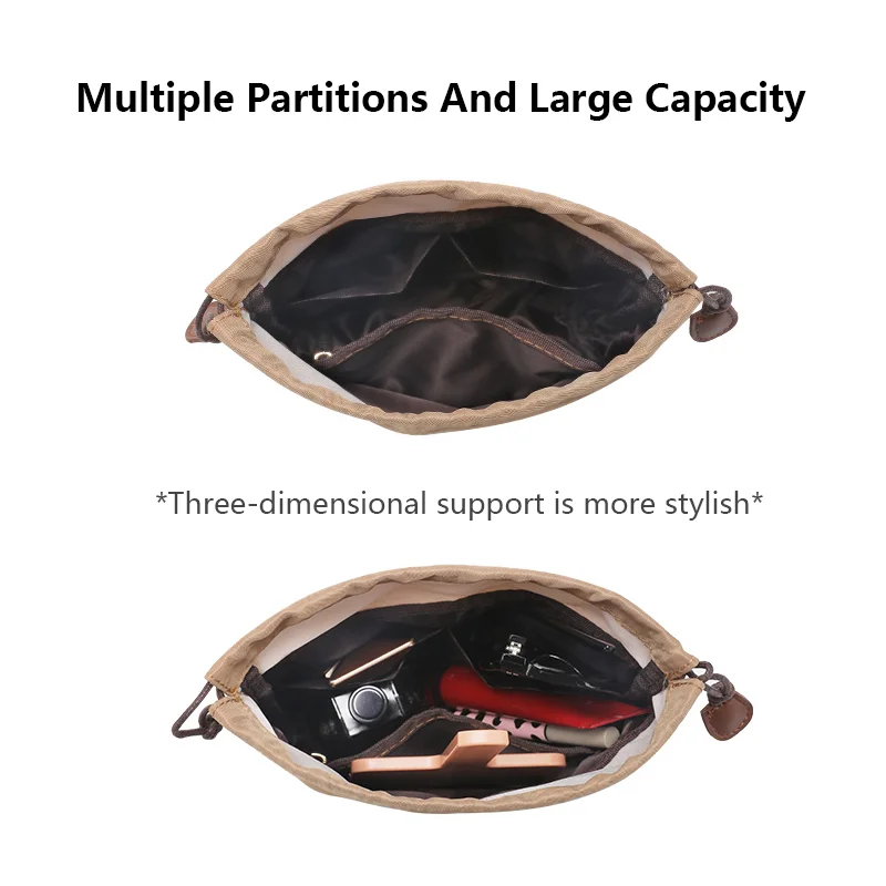 Bag Organizer Insert For Coach Mini Bucket Bag Lightweight Bag Insert Storage Waterproof Bag Support Bag Strap Accessories