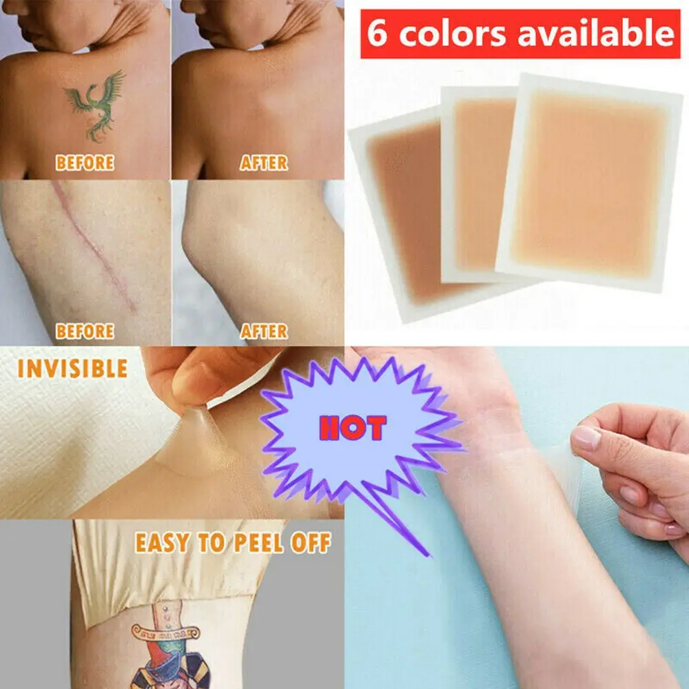 Tattoo Scar Acne Cover Up Sticker Flaw Birthmark Concealing Hide Tape Waterproof Skin-Friendly