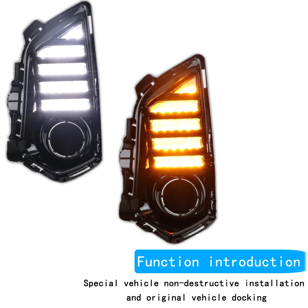 2pcs-led-daytime-running-light-for-toyota-yaris-ativ-vios-2023-dynamic-turn-yellow-signal-relay-car-12v-led-drl-day-light