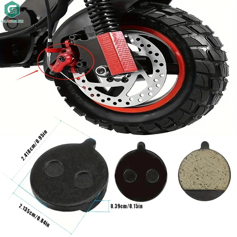 1 par para Ninebot F30 F40 F20 SmartGyro Speedway Rockway VSETT 9 9 + pastilla de freno para patinete eléctrico KUGOO M4 /M4 PRO pinza de disco