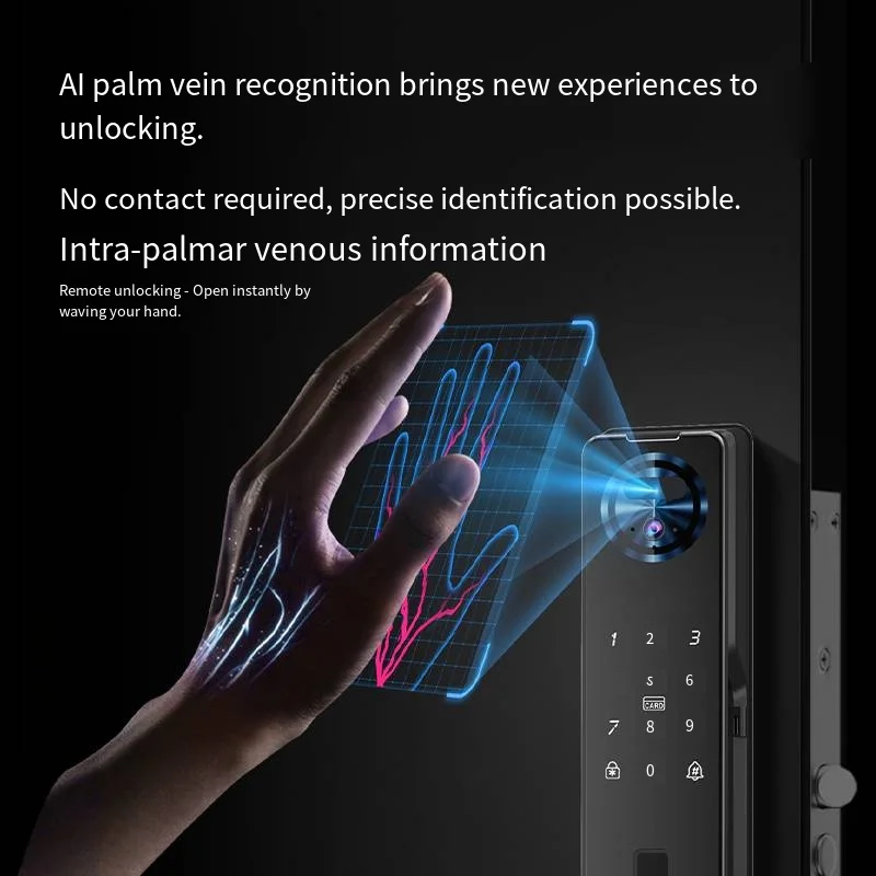 YN S11M Smart Home Digital Electronic Lock for Xiaomi Mijia Mihome App Fingerprint Doorbell 3D Face Palm Vein Camera Smart Locks