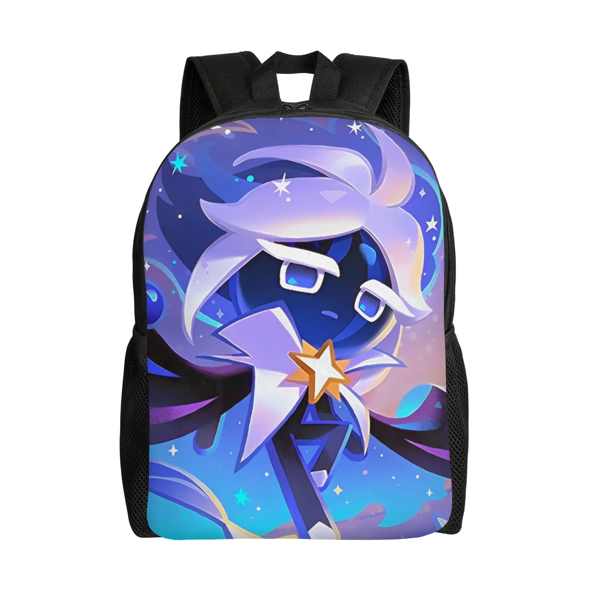

Stardust Cookie Casual Backpack Outdoor High School Business Cookie Run Kingdom Daypack for Men Women Laptop Canvas Bags
